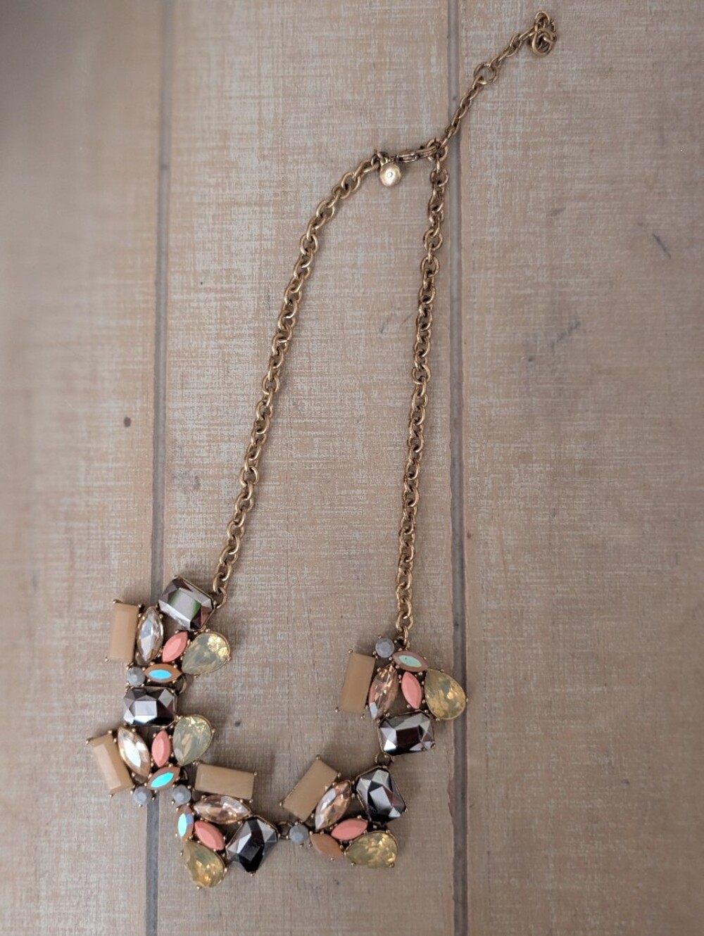 J. Crew Art Deco Statement Necklace